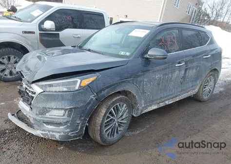 2020 Hyundai Tucson Ultimate из США, поврежденный, VIN KM8J3CAL8LU138447